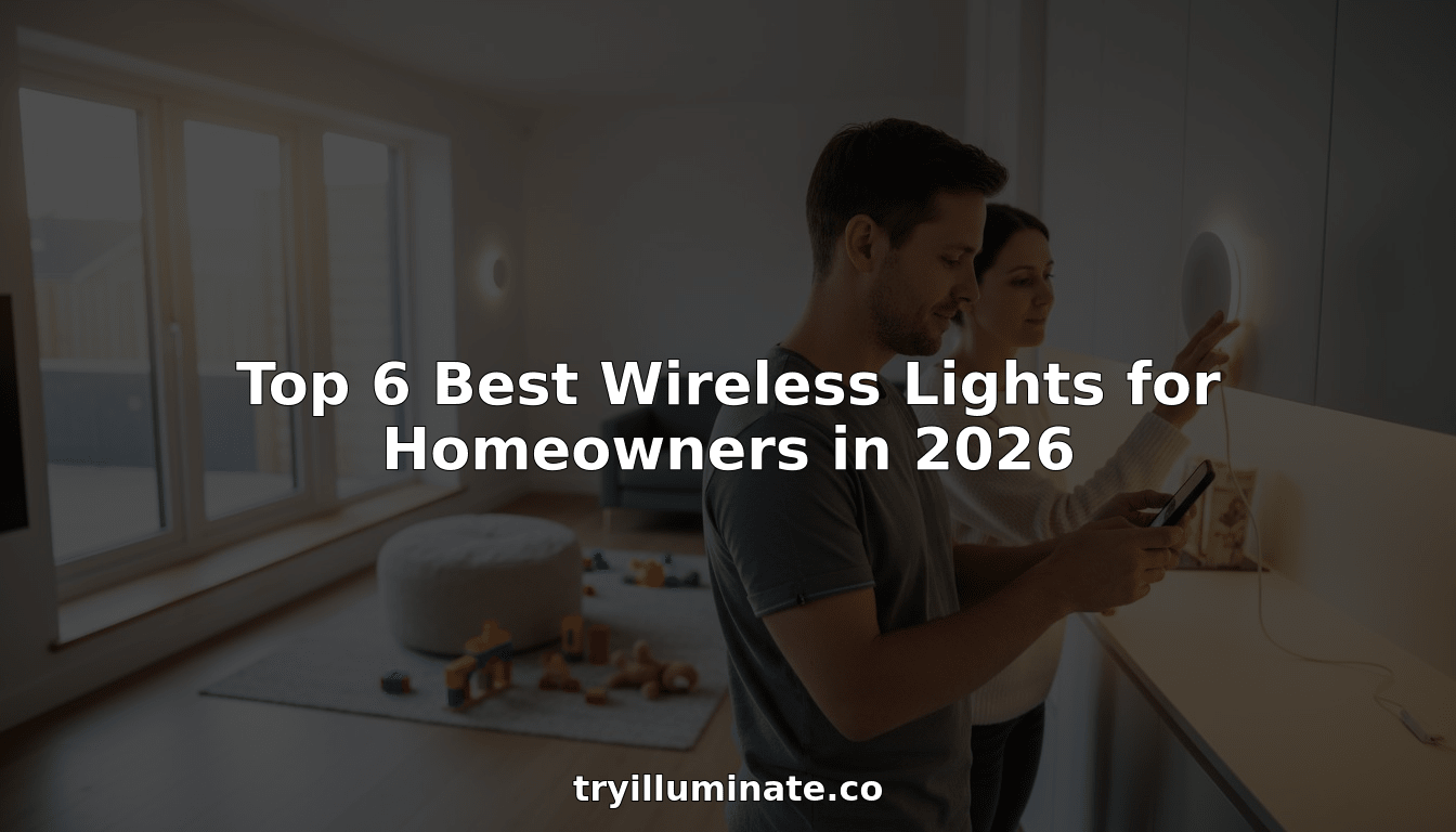 Top 6 Best Wireless Lights for Homeowners in 2026 - Tryilluminate