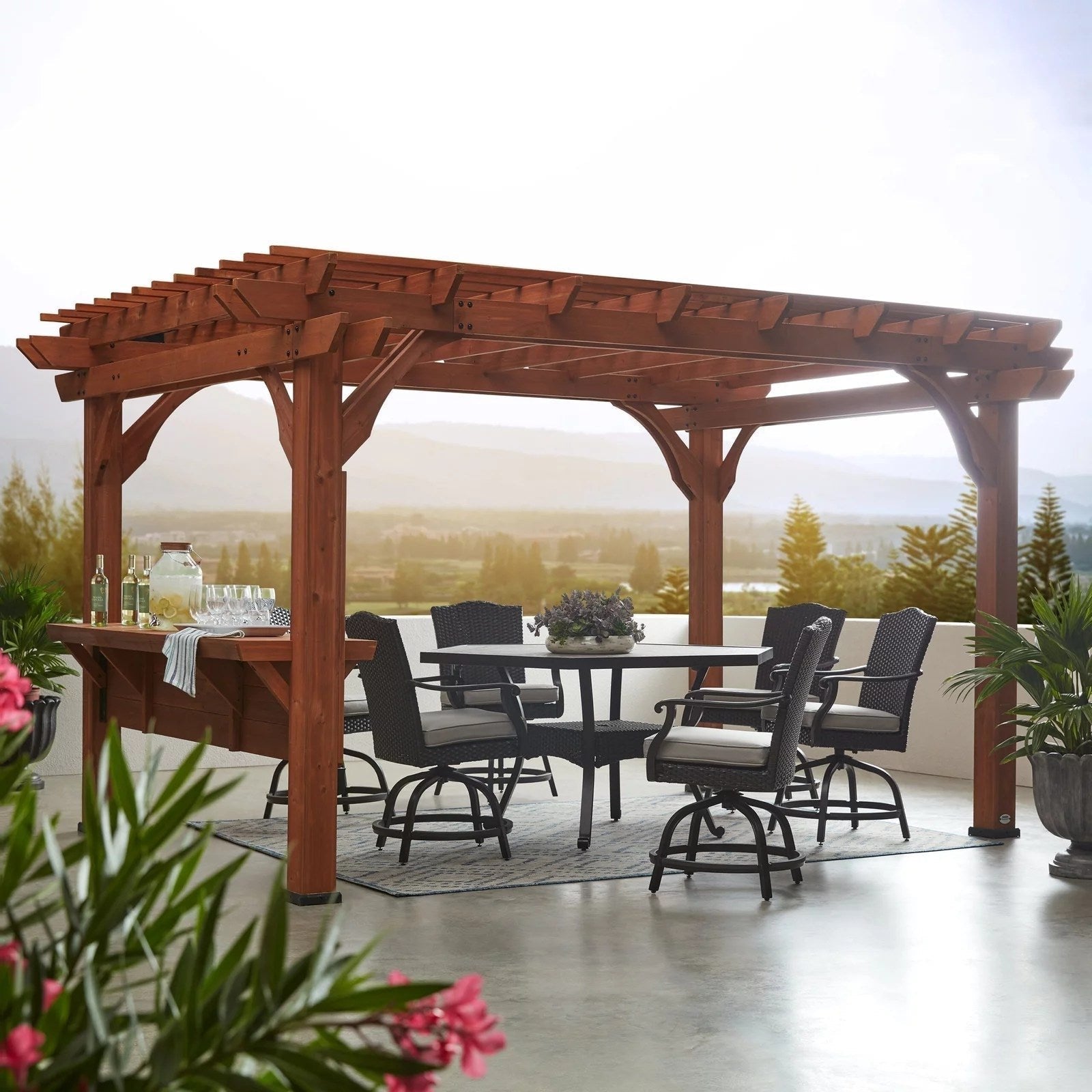 14×10 Ashland Pergola - TryIlluminate