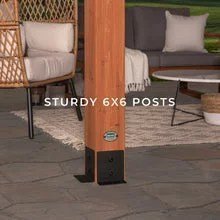 20×12 beaumont pergola – brown - TryIlluminate