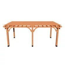 20×12 beaumont pergola – brown - TryIlluminate
