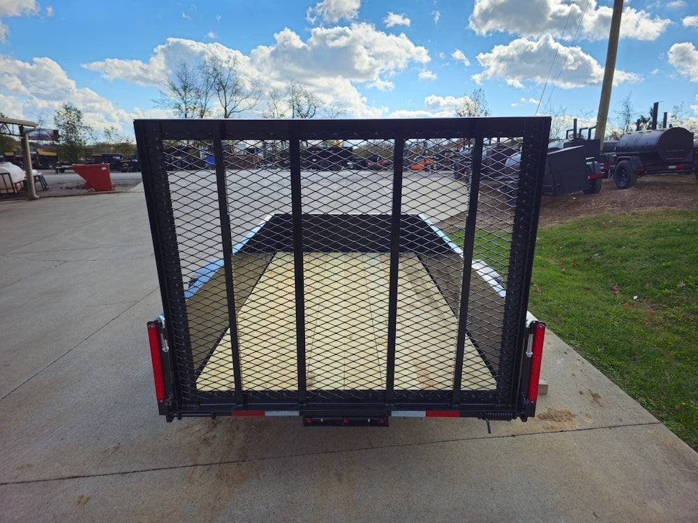 5′ X 10′ Utility Trailer Straight Deck 18″ Sides Tall Gate