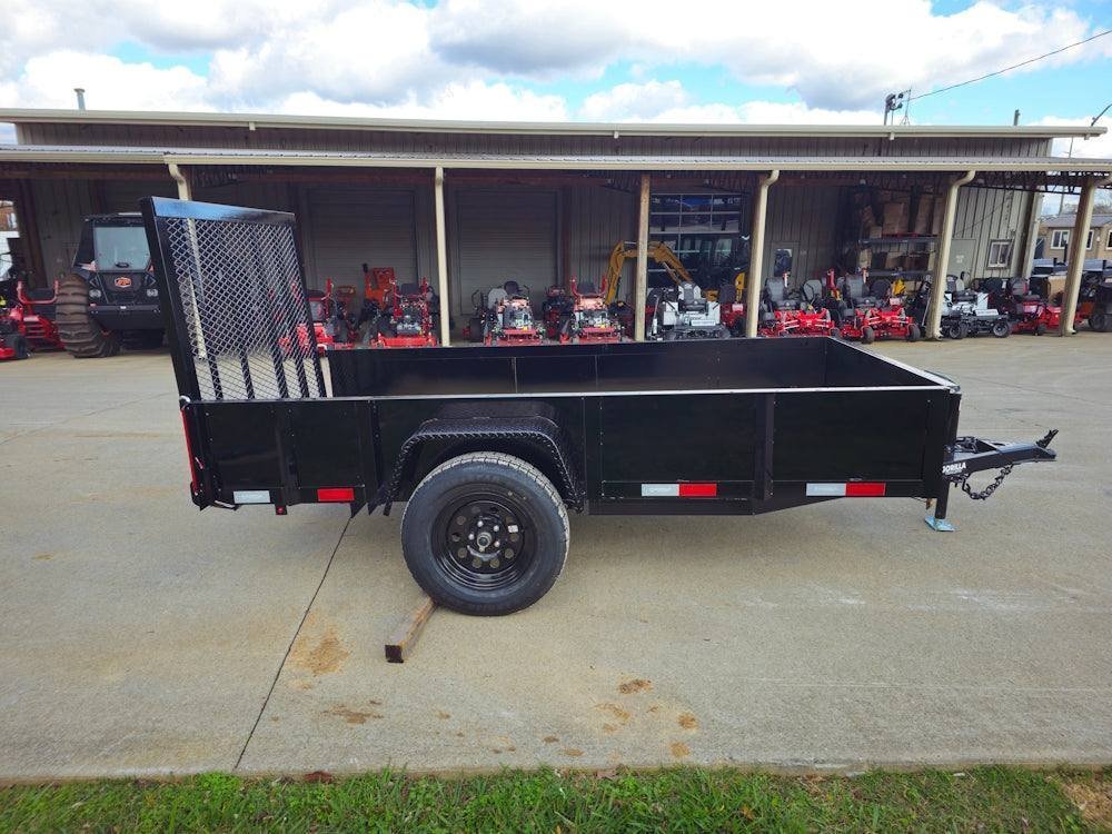5′ X 10′ Utility Trailer Straight Deck 18″ Sides Tall Gate