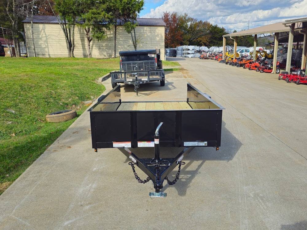 5′ X 10′ Utility Trailer Straight Deck 18″ Sides Tall Gate