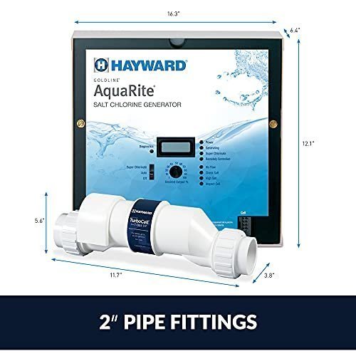 Hayward W3AQR15 AquaRite Salt Chlorination System for In-Ground Pools up to 40,000 Gallons
