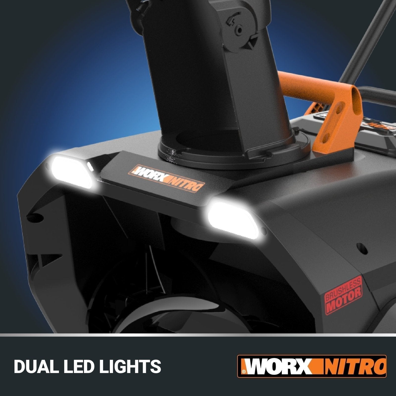 Worx WG471 40V Power Share 20″ Cordless Snow Blower with Brushless Motor