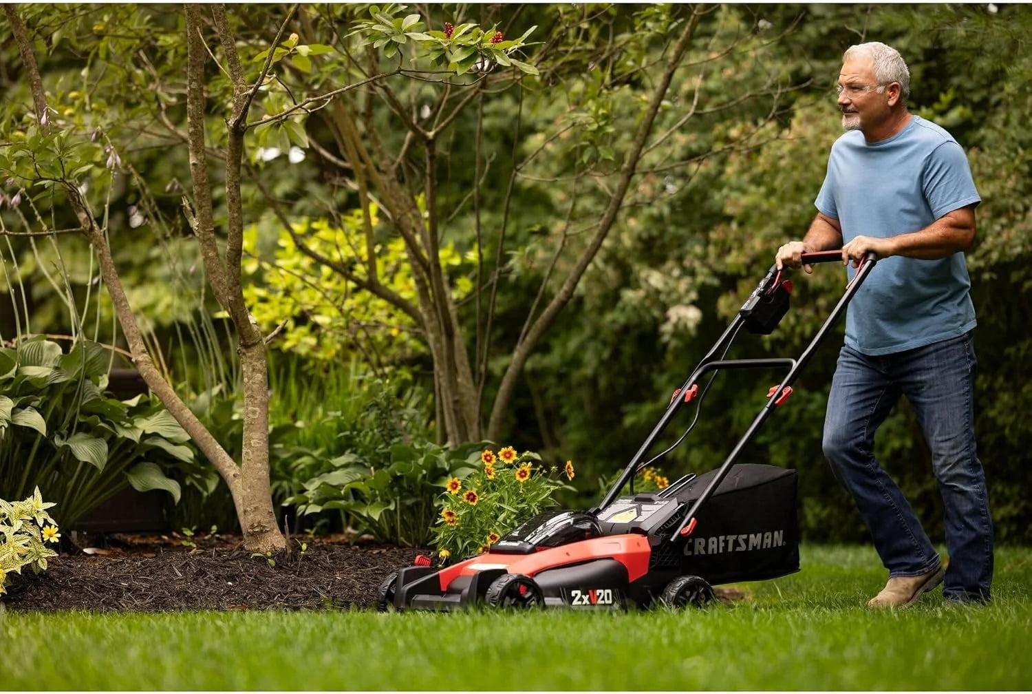 CRAFTSMAN V20 Lawn Mower, Push Mowers.