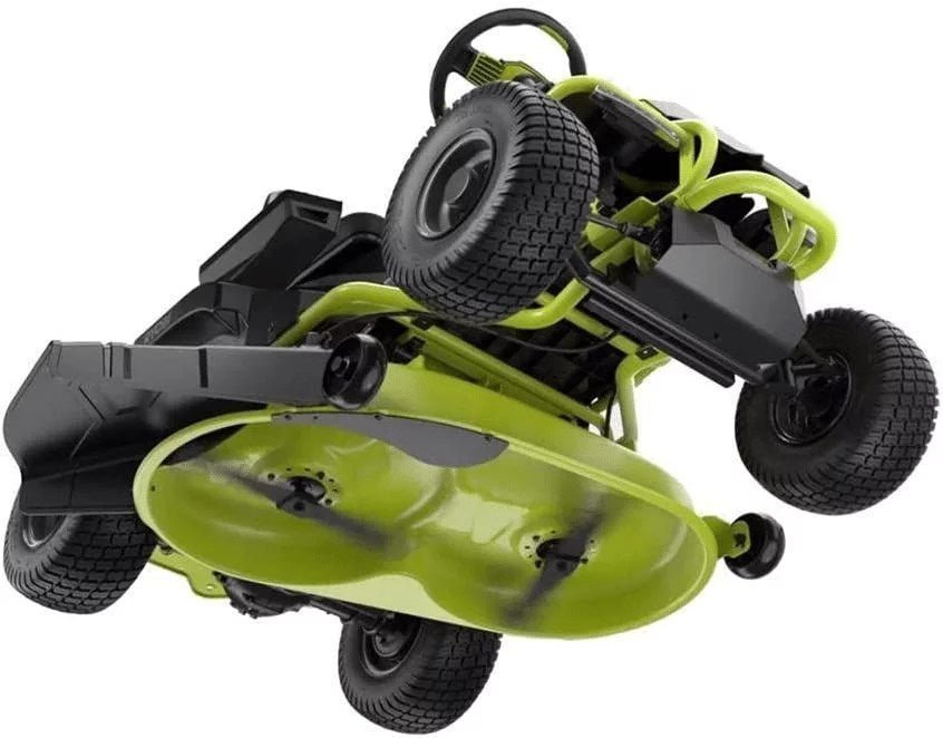 RYOBI 38″ Rear Engine Electric Riding Mower 100Ah Battery – Model RY48111