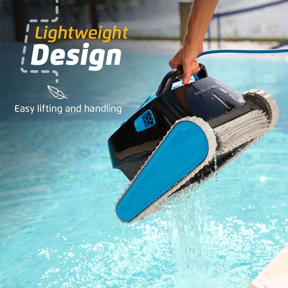 Dolphin Nautilus CC Pro Wi-Fi Robotic Pool Vacuum Cleaner up to 50 FT – Waterline Scrubber Brush