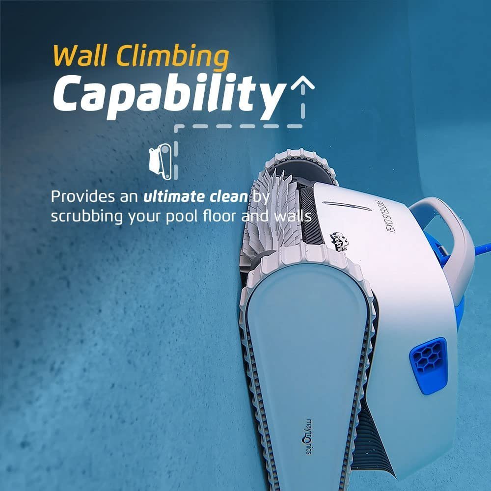 Dolphin Proteus DX5i Wi-Fi Robotic Pool Cleaner with Waterline Scrubber – For Pools up to 50 ft
