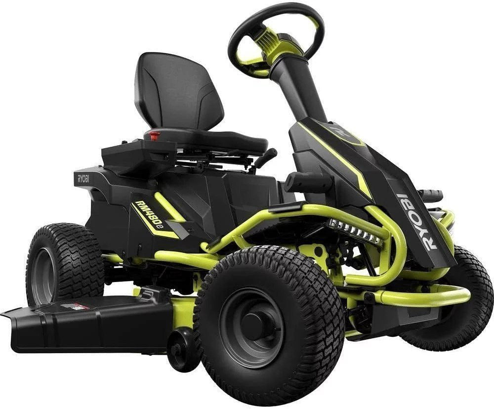 RYOBI 38″ Rear Engine Electric Riding Mower 100Ah Battery – Model RY48111