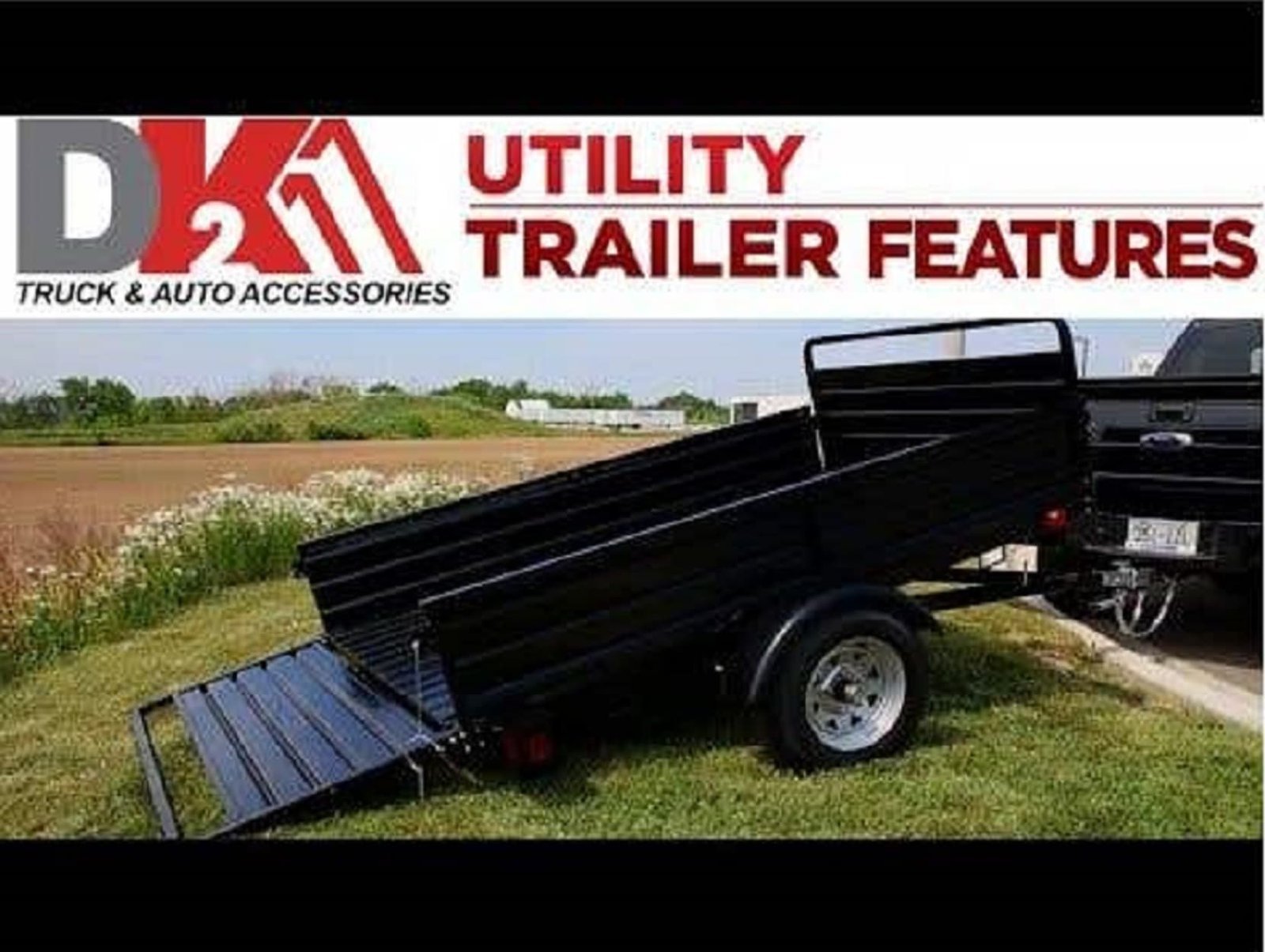 DK2 4.5-ft x 7.5-ft Steel Utility Trailer ( 1639-lb Capacity ) 2491710