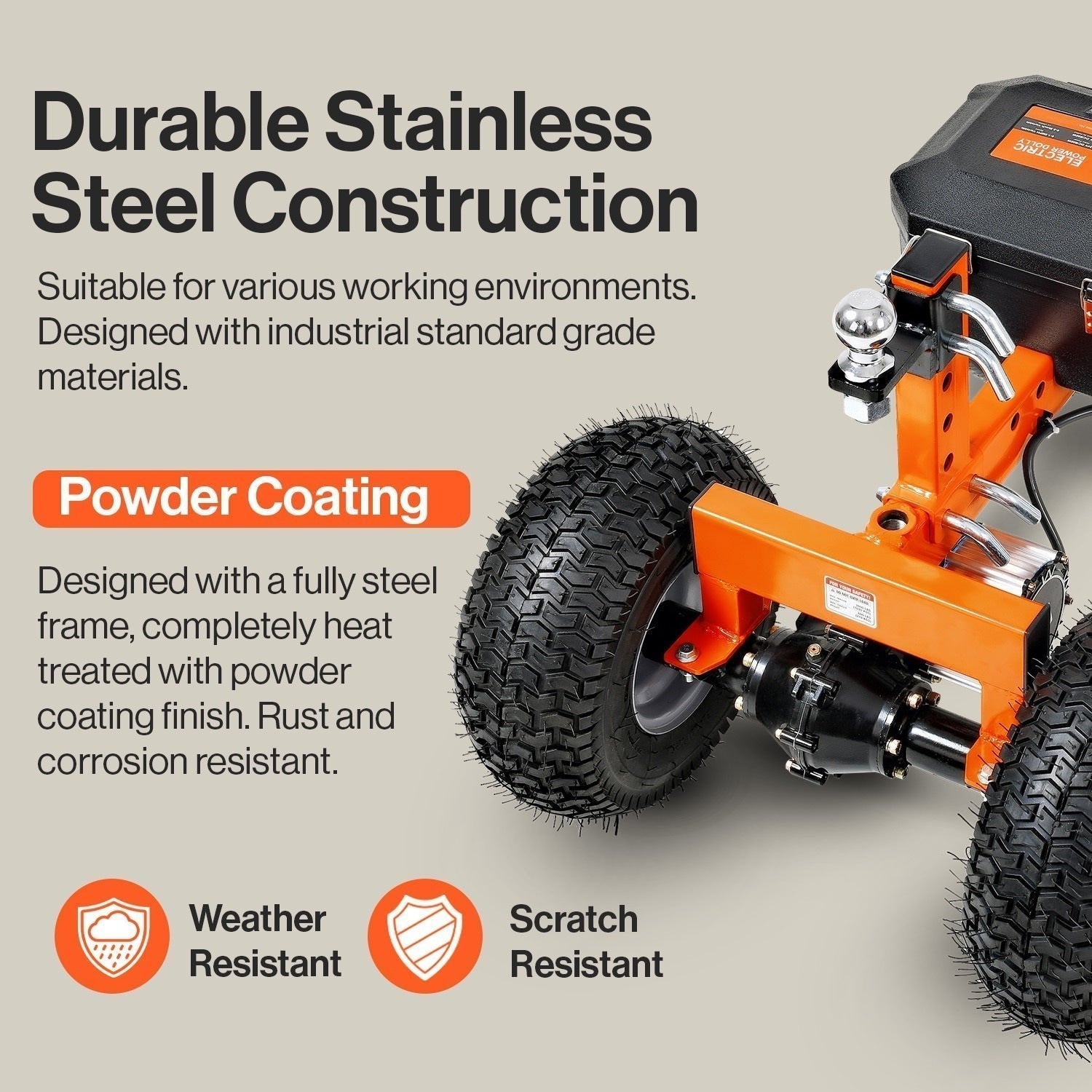 SuperHandy Orange Steel Dolly 5396040
