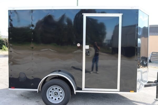 Spartan 6X10 Base Black Enclosed Cargo Trailer | Black |