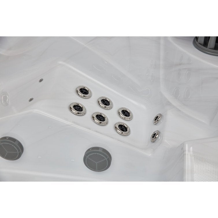 Danika 5-person 68-jet Hot Tub With Bluetooth In Gray