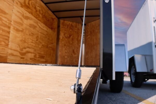 Small Black Enclosed Trailer