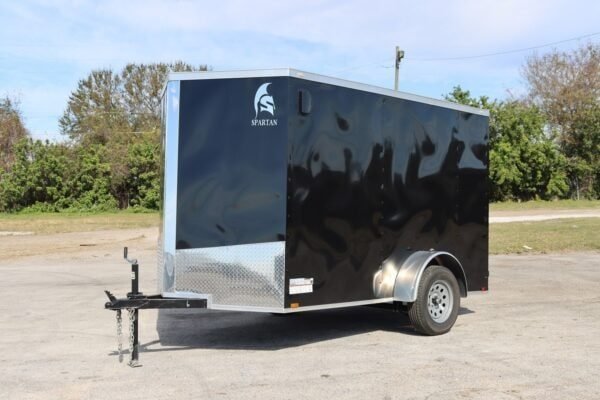 Spartan 6X10 Base Black Enclosed Cargo Trailer | Black |