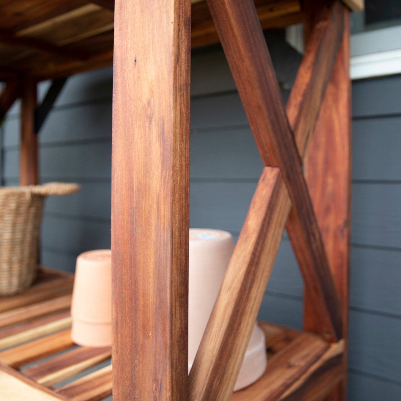 Potting Table/Bench/Serving Bar – Acacia Wood
