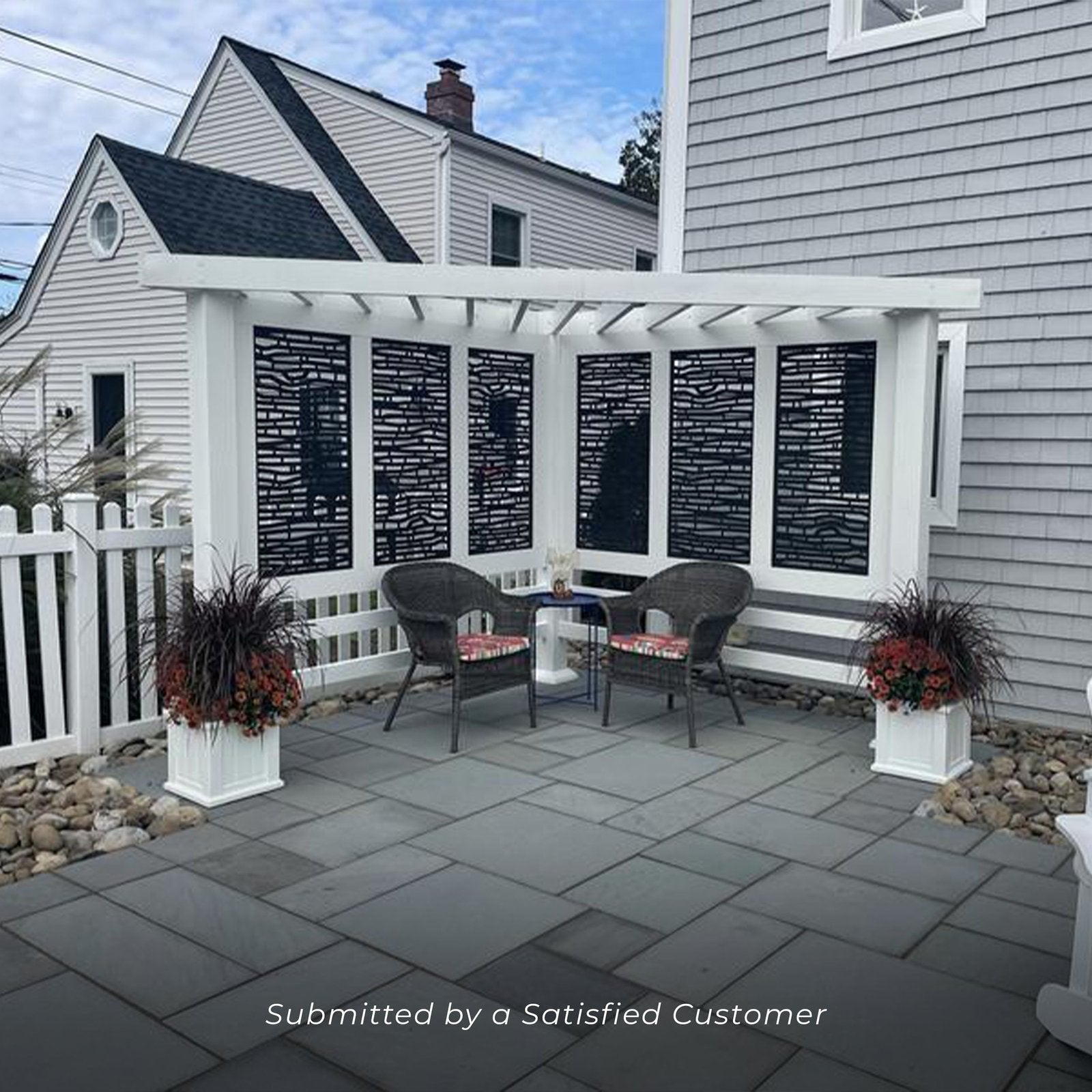 Richmond Modern Steel Cabana Pergola