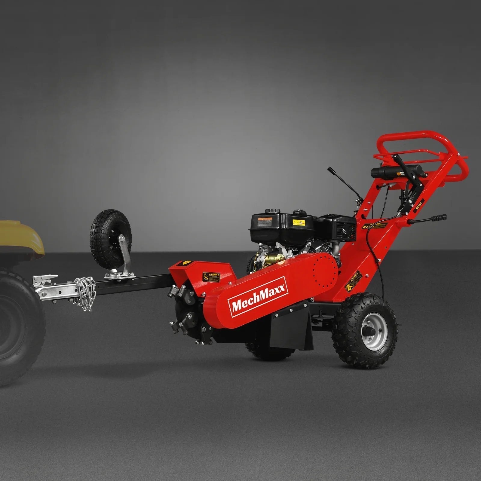 15 inch 15HP 420cc DUCAR E-Start Stump Grinder with Tow Bar, SG380