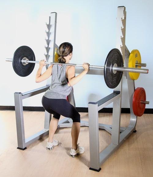 Commercial Squat Rack Kits – Muscle D Fitness – Gym Storage – Black / Silver
