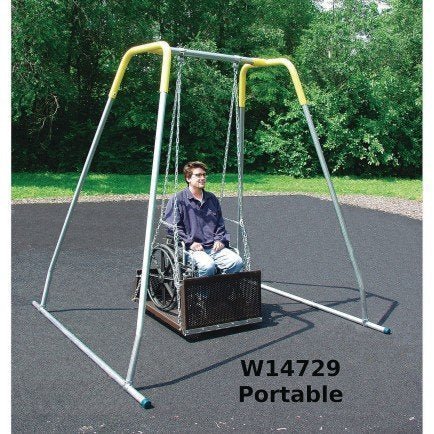 ADA Accessible Single Swing, Set and/or Platform, Portable / Frame and Platform - TryIlluminate