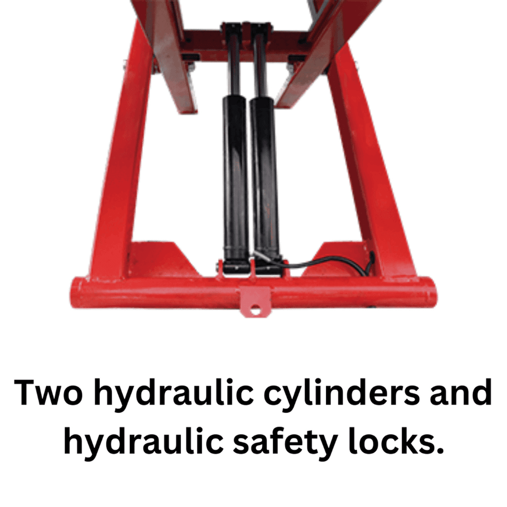 AMGO Hydraulics EM06 6000 Lb. Capacity Portable Mid-Rise Scissor Lift - TryIlluminate