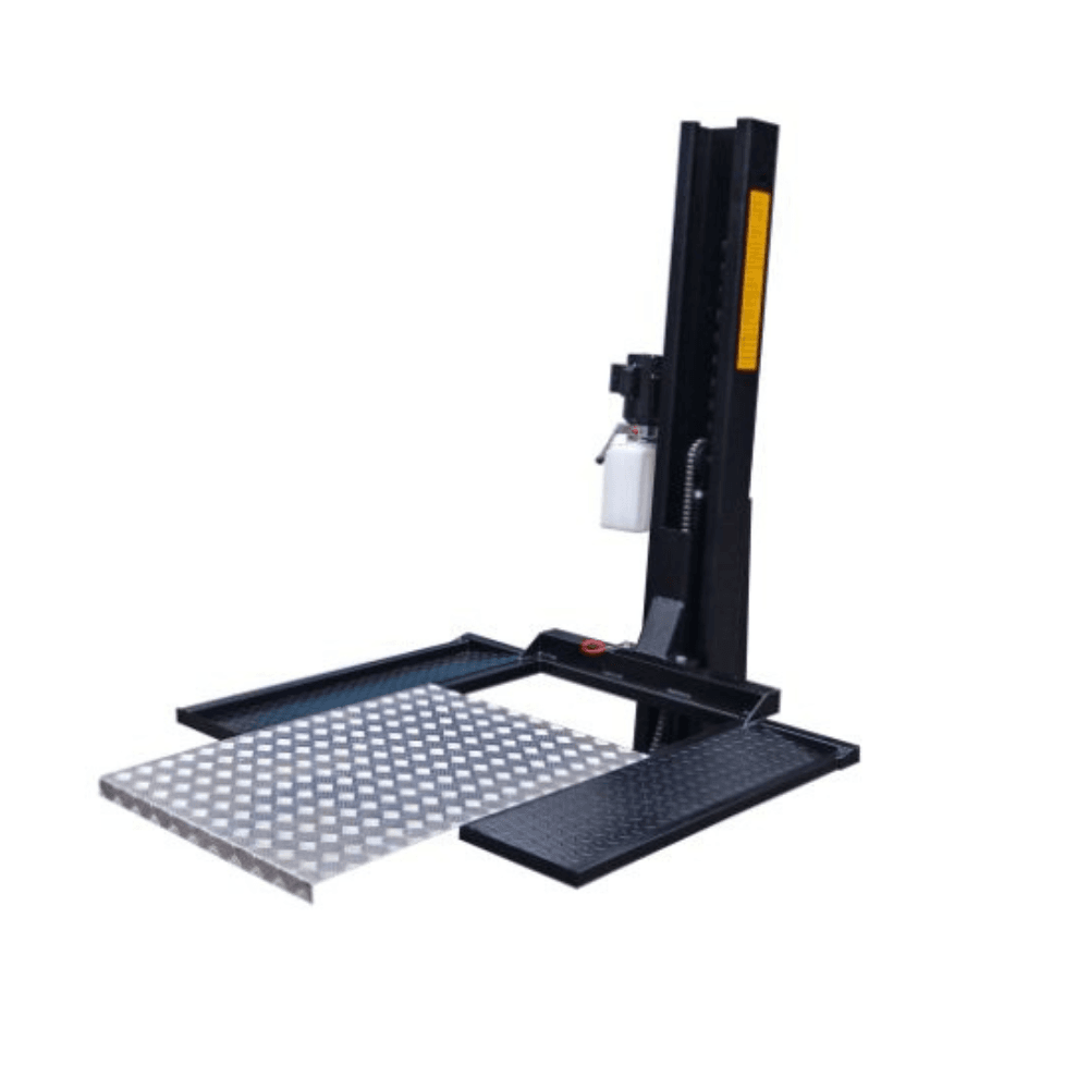 Auto Lift SC-2K 2,000 Lb. Single Column Turf Lift for Golf Carts ATVs Lawnmowers Black - TryIlluminate