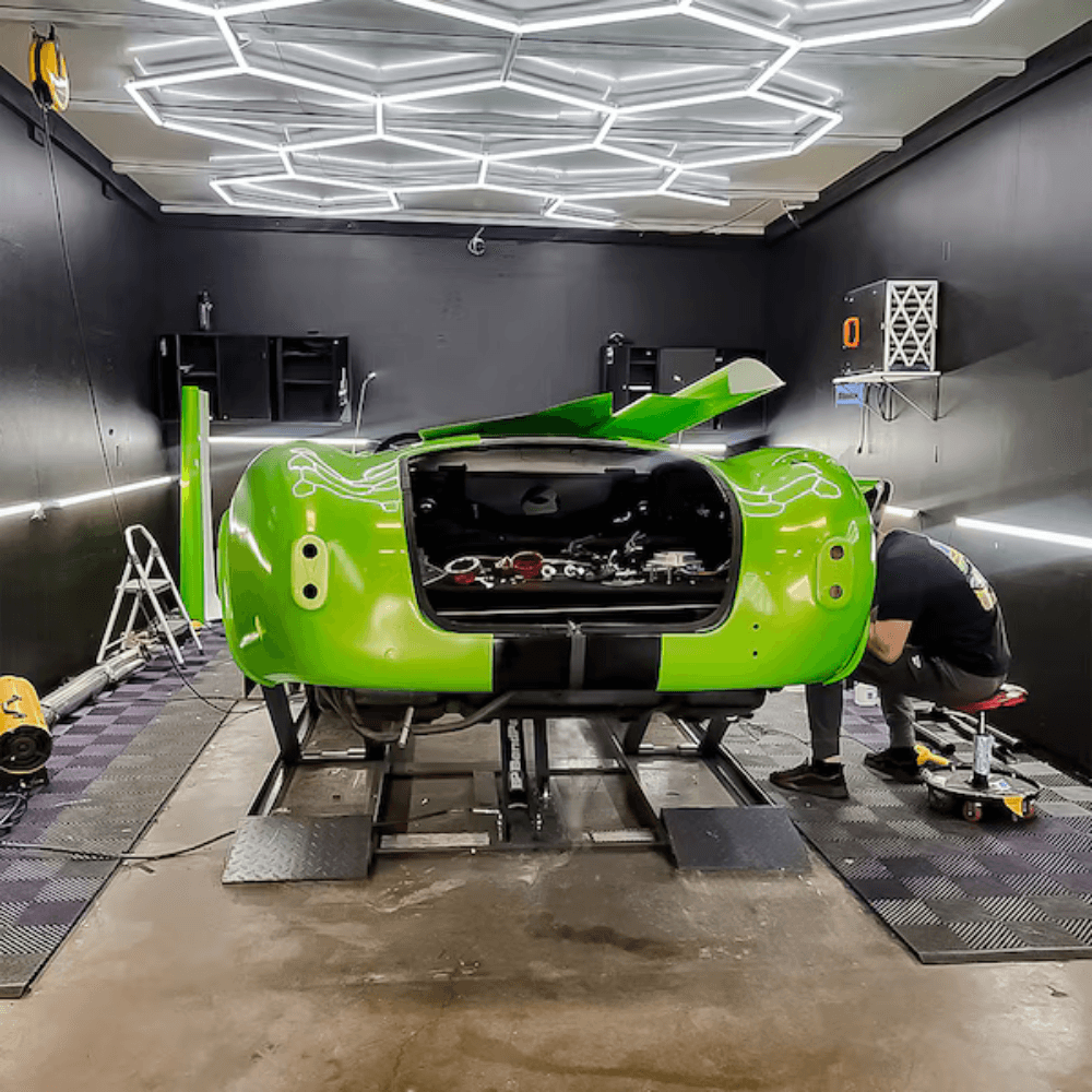 BendPak LR-60 Low-Rise Car Lift 6000 Lb Capacity 110V Compact - TryIlluminate
