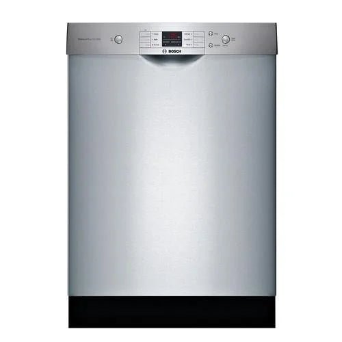 Bosch 100 Series PureDry 50-Decibel Front Control 24-in Built-In Dishwashers (Fingerprint-Resistant Stainless Steel) ENERGY STAR - TryIlluminate