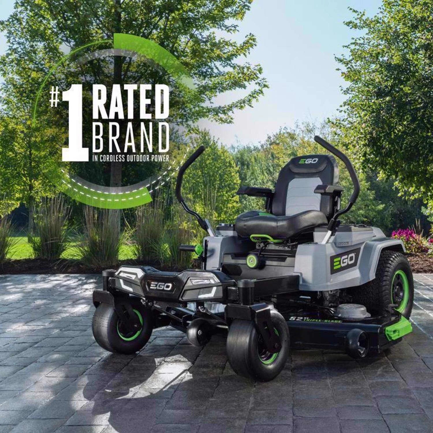 EGO Power+ Z6 ZT5207L 52 in. 56 V Battery Zero Turn Ridings Mower Kits (Battery & Charger) W/ SIX 12.0 AH BATTERIES - TryIlluminate