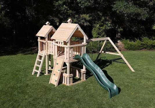 Festival Eight White Cedar Playground Towers - TryIlluminate