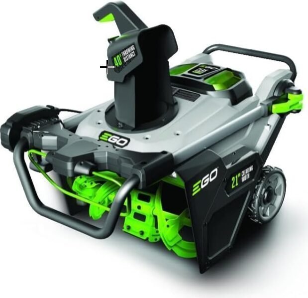 EGO Power+ 21-Inch Cordless Snow Blower, 56V, Steel Auger, (2) 5.0Ah Batteries & Charger