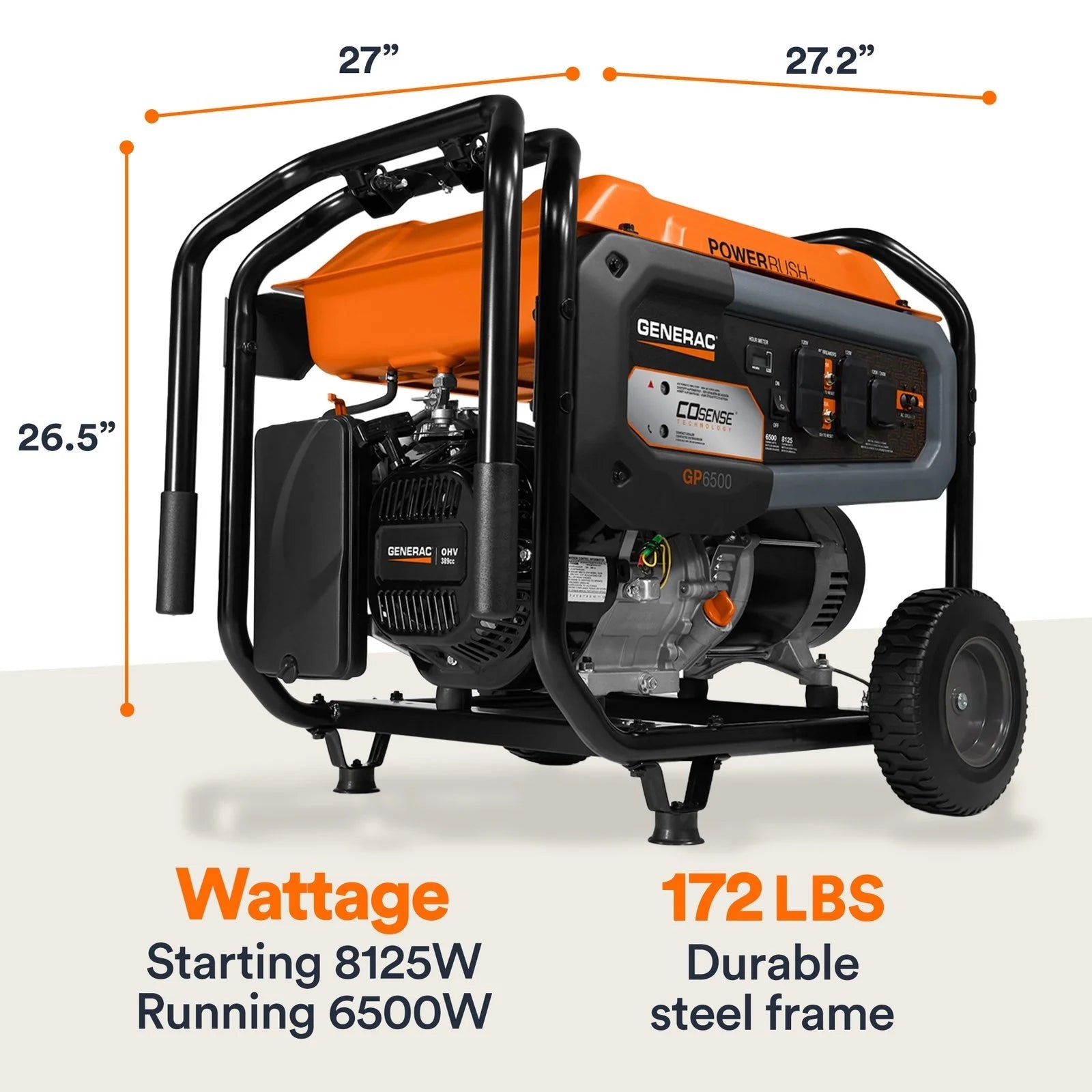 Generac 8125/6500 Watt Portable Generators. - TryIlluminate
