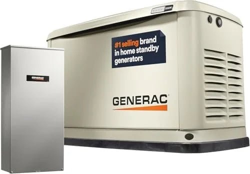 Generac Guardian 22kW Home Standby Generator with 200 Amp Transfer Switch, Durable All Aluminum, WiFi Enabled with G-Force Engine, Easy to Use, Whole House Powers Backups, Smart Outage Solution – Bisque - TryIlluminate