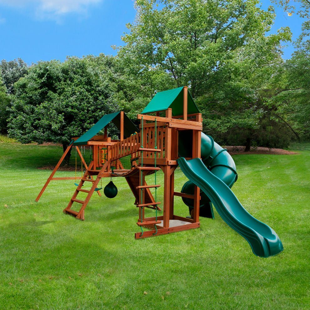 Gorilla Playsets Amber 27’W x 10’D x 10’H High Point Deluxe - TryIlluminate
