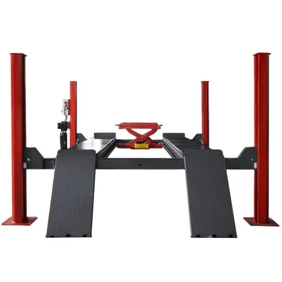 Katool KT-4H150, 4 Post Alignment Lift 15,000 lb – Rolling Jacks Included