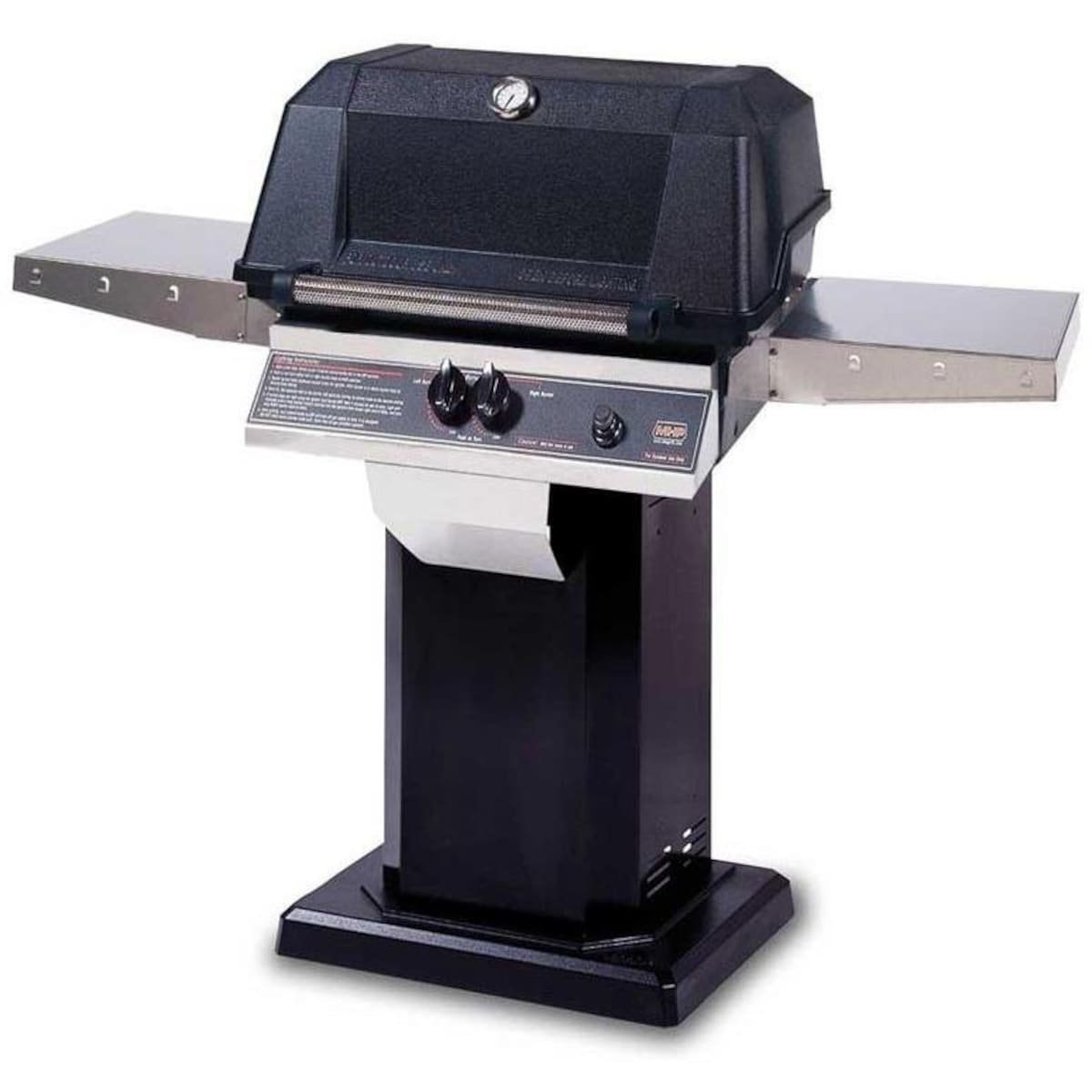 Heritage 1-Burner Natural Gas Grill with Side Shelves Modern Home Products - TryIlluminate