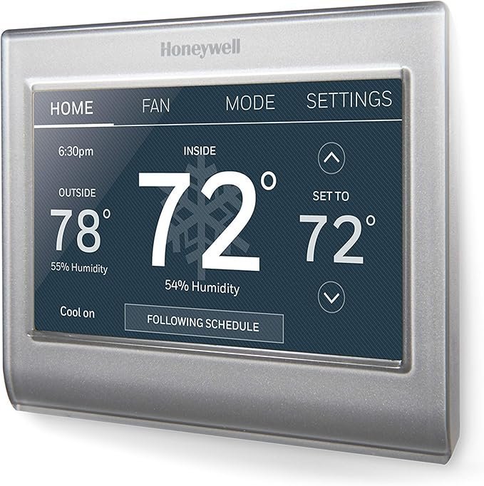 Honeywell Home RTH9585WF1004 Wi-Fi Smart Color Thermostat, 7 Day Programmable, Touch Screen, Energy Star, Alexa Ready, Gray - TryIlluminate