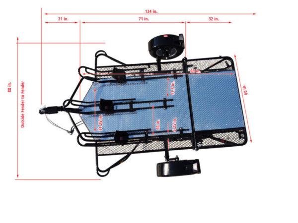 Trinity 3-rail motorcycle trailer Mt3