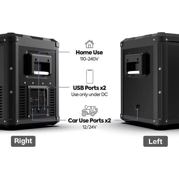 ICECO VL90 ProD 95 Quarts(90L) Dual Zone Portable Refrigerator, Multi Directional Lid, 12 Volt Refrigerator Home & Car Use