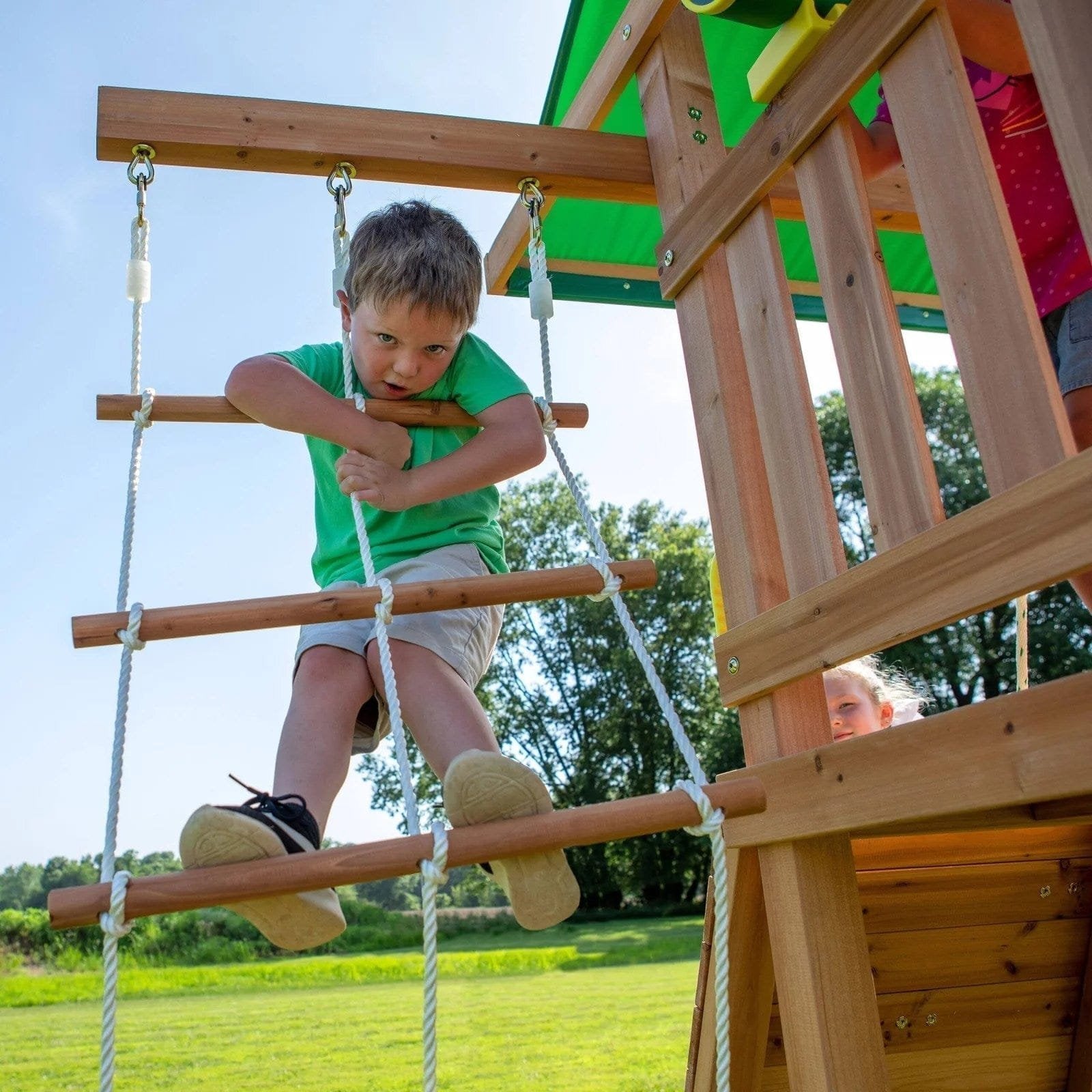 Backyard Discovery Mount McKinley All Cedar Wood Swing Set