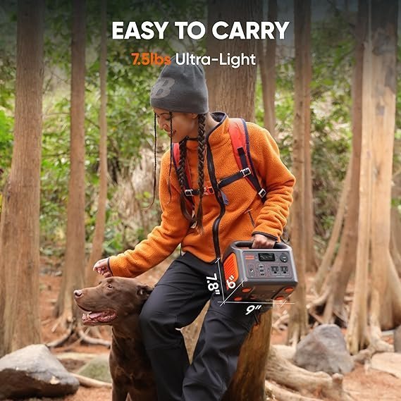 Jackery Portable Power Station Explorer 300, 292Wh Backup LiFePO4 Battery, Solar Generator for Outdoors Camping Travel Hunting Blackout (Solar Panel Optional) - TryIlluminate