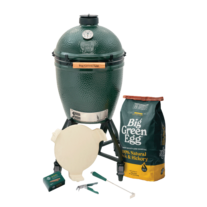 Large Big Green Egg + Standard Nest + Egg Mates Package - TryIlluminate
