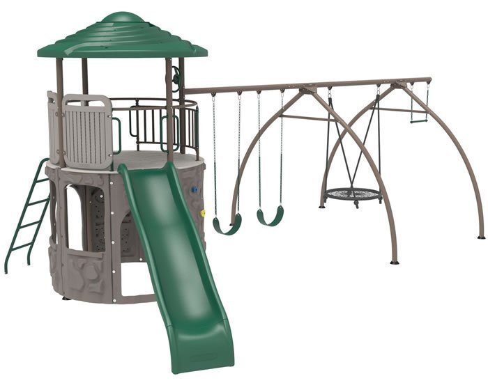 Lifetime Adventure Tower with Spider Swing - TryIlluminate