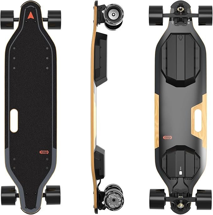 MEEPO Campus V5 Series/Envy Electric Skateboard with Remote, Top Speed Up to 29 Mph, 4 Speed Smooth Braking, Easy Carry Handle Design, Suitable for Adults & Teens - TryIlluminate