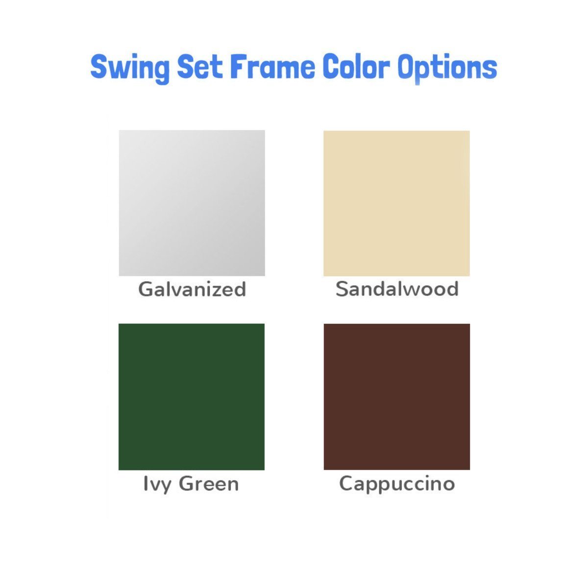 Metal Horizontal Ladder Swing Set | SwingSetMall.com - TryIlluminate