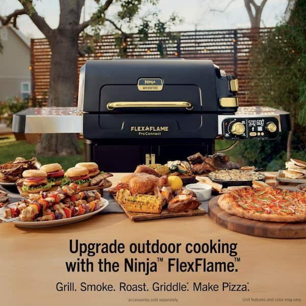 Ninja FlexFlame Grill and Smoker with ProConnect - TryIlluminate