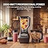 Ninja Kitchen System | All-in-One Food Processor & Blender for Smoothies | Includes Pitcher, (2) 16 oz. To-Go Cups & 8-Cup Bowl | Makes Salsa, Dough, Shakes, & Frozen Drinks | 1500W | Black | BL770 - TryIlluminate