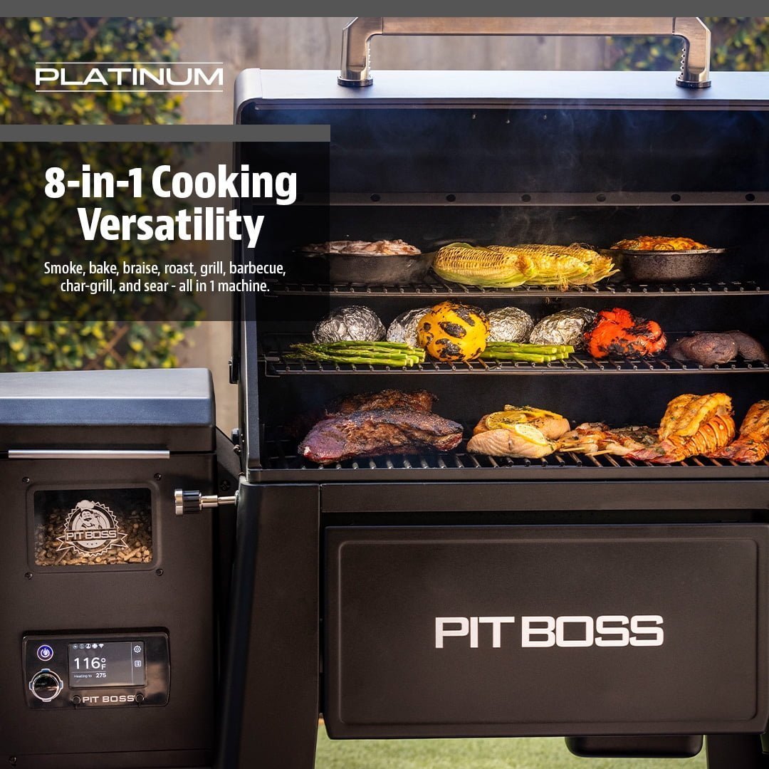 Pit Boss Platinum 1250 Connected Wood Pellet Grills - TryIlluminate