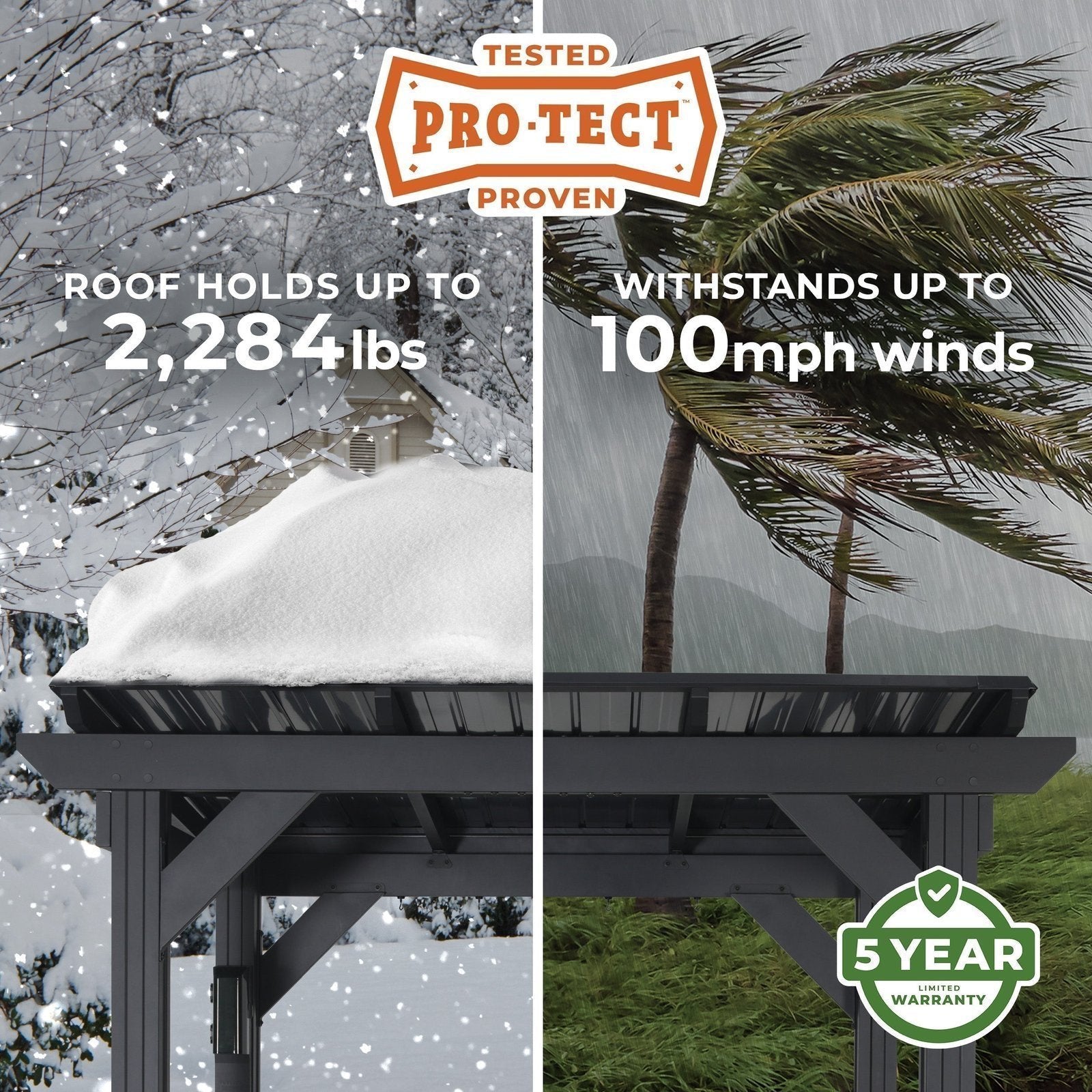 Rockport Steel Grill Gazebo